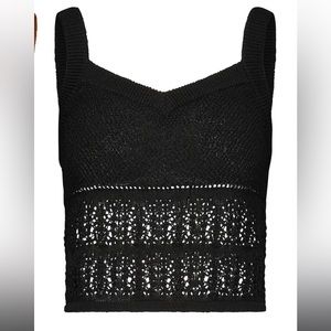 Minnie Rose Linen Blend Tank New With Tags